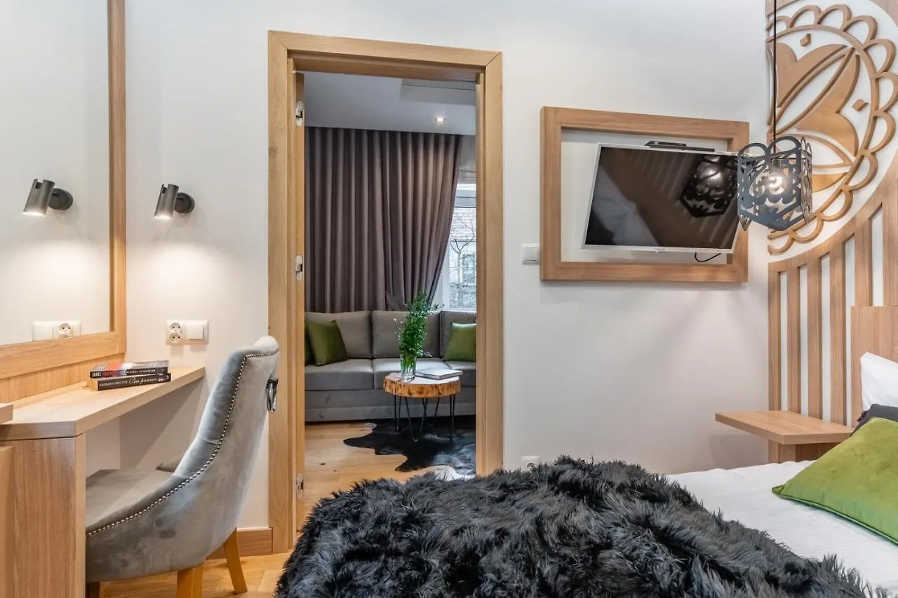 Апартаменты Jagiellonska Residence Apartament Jagiellonka - Komfortowy Apartament Z Parkingiem I Sauna W Cenie, Izby Podhalanskie Закопане